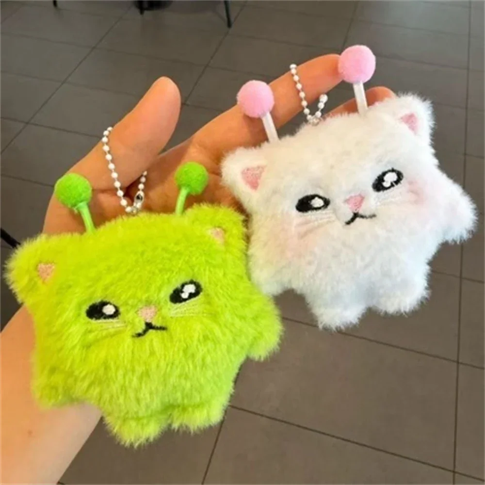 Women'S Young Bags - Gantungan kunci boneka kucing alien hijau