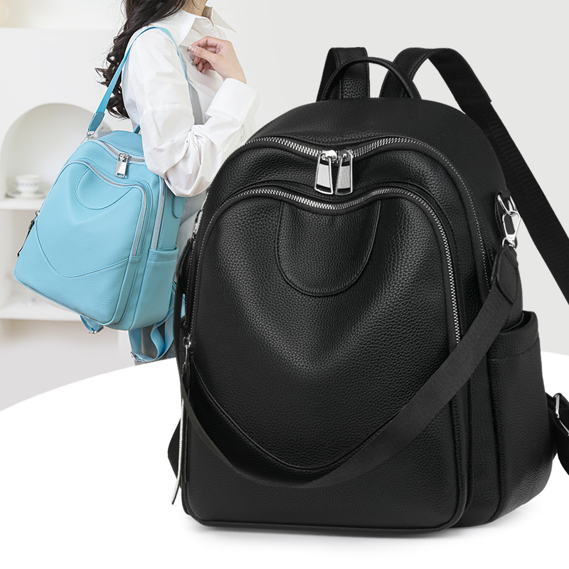 Women Bags Ru - Ransel Kulit Wanita Kapasitas Besar Modis