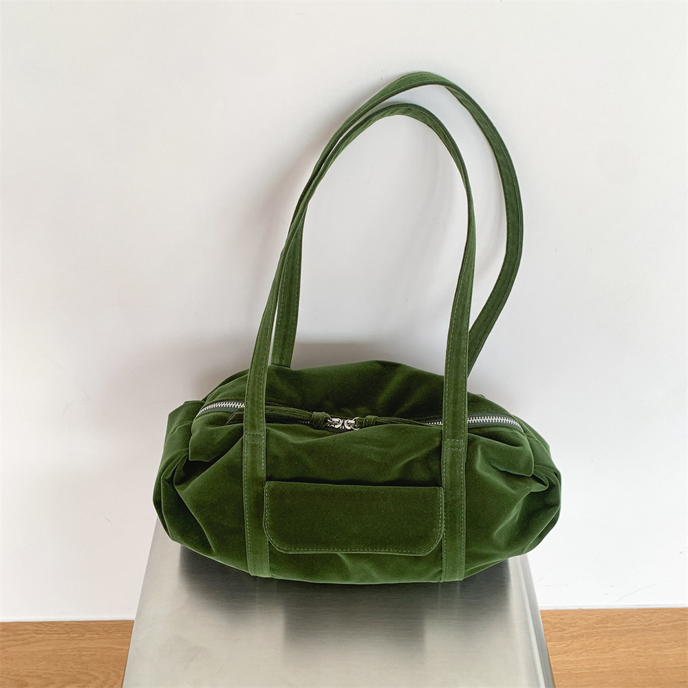 Tas Tangan Boston Beludru Vint - Women Hand Bags For Office ulasan dan harga