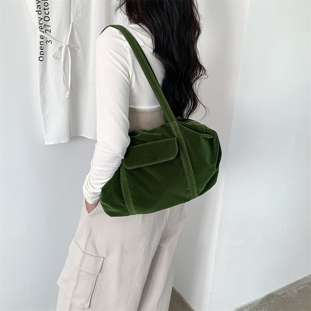 Tas Tangan Boston Beludru Vint - Women Hand Bags For Office ulasan dan harga