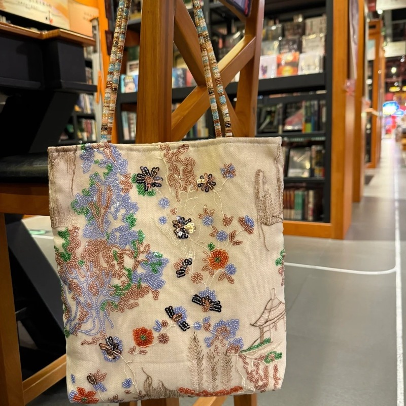 Tas Kanvas Bordir Gaya Cina Ba - Women Bags 2026 Trends ulasan dan harga